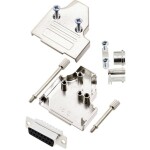 TRU COMPONENTS TCMHDM3515DMSK 7708660 sada D-SUB zásuvková lišta 35 ° Pólov: 15 spájkovaný 1 ks; 7708660