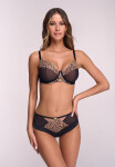 Polomäkká podprsenka Ava 2194 Black Panther Maxi Bra černý panter 90G
