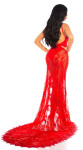 Soo Seductive! open back lace Red Carpet Dress Red Einheitsgroesse