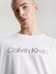 Pánské tričko na spaní S/S CREW NECK 000NM2501E 100 bílé - Calvin Klein XL