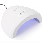 Duálna UV/LED lampa MollyLac 48 W pre hybridné laky a gély ONE 5V s USB káblom biela