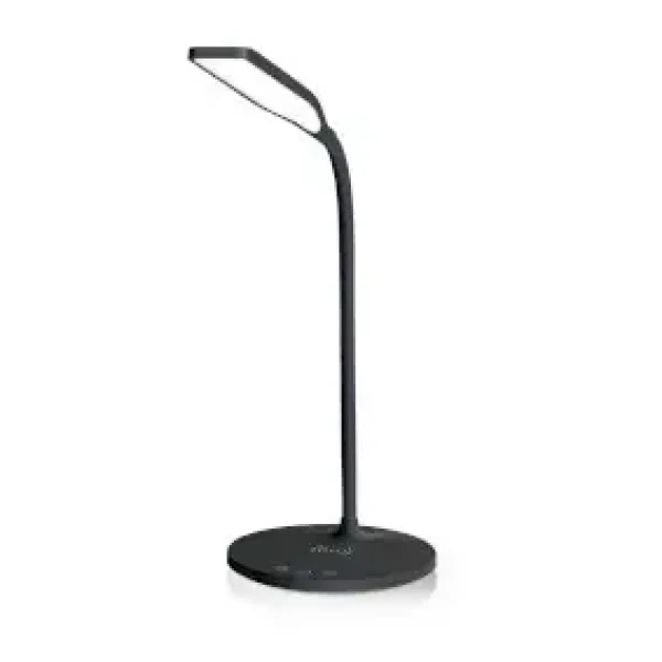 Nedis LED lampička s bezdrôtovou nabíjačkou / Stmievač / LED / Qi / 15 W (LTLGQ4M2BK)