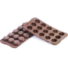 Silicone form for chocolate – štvorlístok - Silikomart - Silikomart