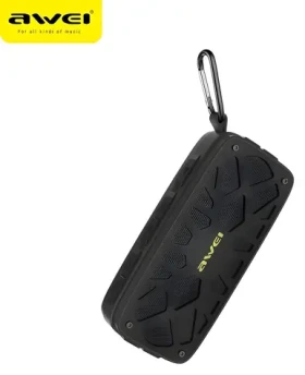 AWEI Y330 čierna / Prenosný Bluetooth reproduktor / FM / AUX / USB / microSD (Y330)
