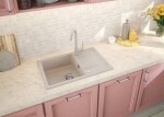 DEANTE - Leda beige - Granitový drez s odkvapkávačom ZRD_5113