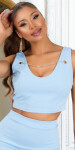 Sexy Koucla Crop top with chain detail Einheitsgroesse