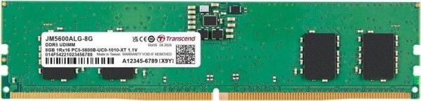 Transcend JetRam, DDR5, 8 GB, 5600MHz, CL46 (JM5600ALG-8G)