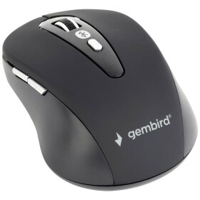 Gembird neu optická myš, prenos Bluetooth®, 6 tlačidlo, 800 dpi, 1600 dpi, čierna; MUSWB-6B-01