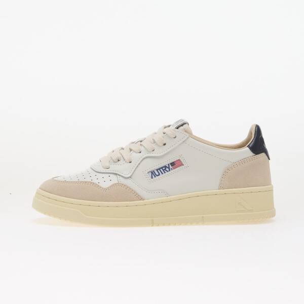 Tenisky Autry Medalist Low Man White/ Blue Leather EUR 40