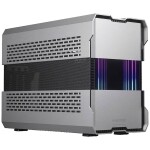 PHANTEKS Evolv Shift XT A-RGB strieborná / Mini-ITX / 1x USB-C 3.2 / 1x USB-A 3.2 / bez zdroja (PH-ES121XT_DGS01)