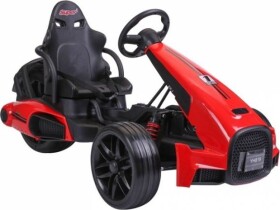 Lean Toys elektrická kára CH9939 2x45W motor 12V7Ah batéria nelakovaná červená