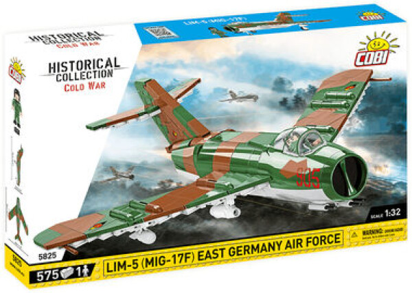 Cobi 5825 Východonemecké stíhacie lietadlo Lim-5 ( MiG-17F ) East Germany Air Force