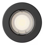 Philips Peridot čierna O8,3 cm / Vstavané svietidlo / GU10 / 7W / IP20 (SKL000509977)