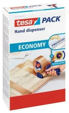Tesa tesapack Economy / Odvíjač pásky / Ručné / Max. šírka 5 cm (06300-00001-01)