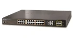 Planet GS-4210-24P4C / Switch / L2 Managed / 24x GbE PoE+ 802.3at / 4X GbE SFP / 220W (GS-4210-24P4C)