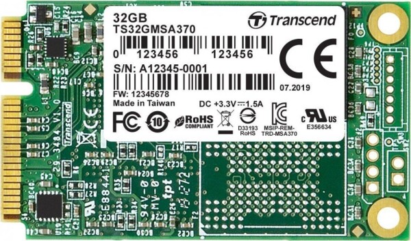 Transcend MSA370 32GB mSATA Micro SATA (TS32GMSA370)