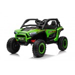 Mamido Mamido Elektrické autíčko Buggy UTV KCK 4x4 zelené 24V | 800W | 50 kg | EVA | LED | 2,4 Ghz | ECO koža