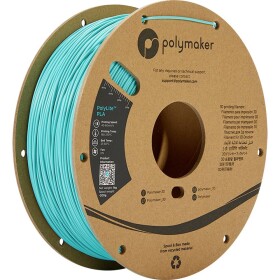 Polymaker PA02010 PolyLite vlákno pre 3D tlačiarne PLA plast 1.75 mm 1000 g tyrkysová 1 ks; PA02010