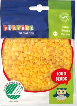 PLAYBOX Zažehľovacie korálky žlté (2456538)