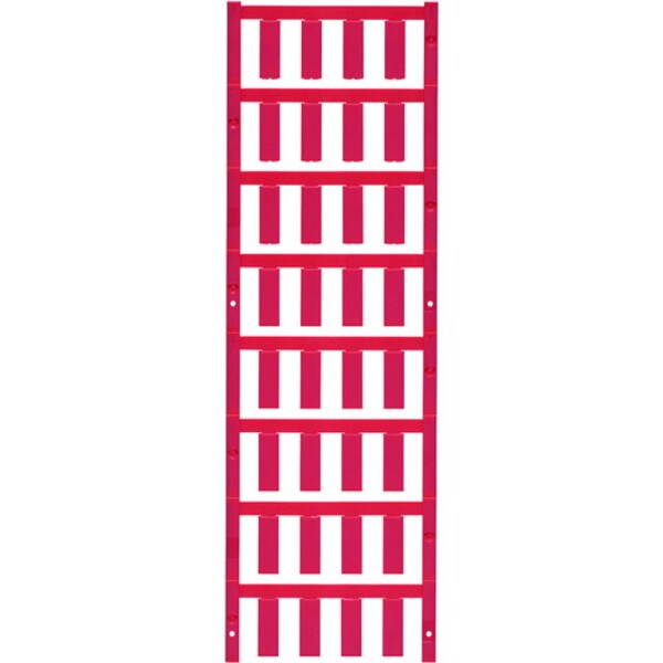 Weidmüller 1919010000 SF 4.5/21 NEUTRAL RT V2 značenie káblov Druh montáže: prichytenie sponami Potlačiteľná plocha: 7.40 x 21 mm červená Počet markerov: 96 96; 1919010000