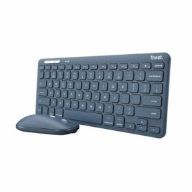 Trust Lyra (myš+klávesnica) modrá / Bezdrôtový set klávesnice a myši / RF 2.4GHz / Bluetooth / US Layout (24937)