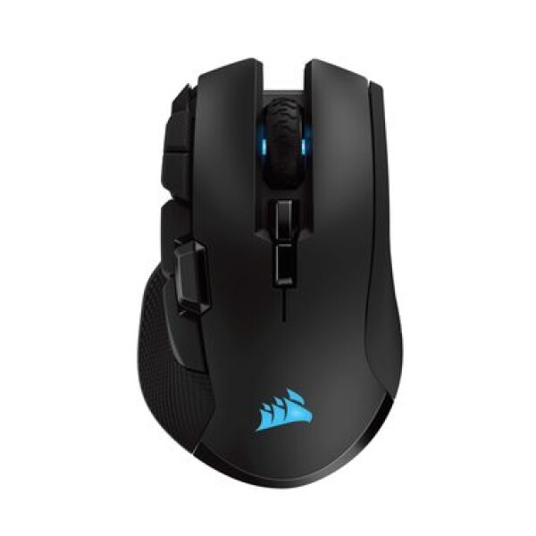 Corsair Ironclaw RGB Wireless čierna / Bezdrôtová optická myš / 18000 DPI / 10 tlačidiel / RGB / Bluetooth / USB dongle (CH-9317011-EU)