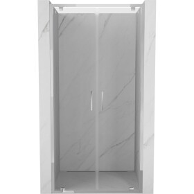 MEXEN - Exo sprchové dvere krídlové110, transparent, chróm 8182-110-000-01-00