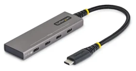 StarTech USB-C Hub 4 porty sivá / USB hub / 4X USB-C / 10 Gbps / 100W PD (309B-USBC-HUB)