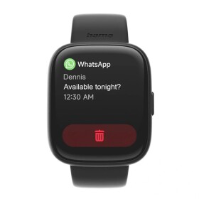 Hama Hama Smartwatch 4000 štvorcový, Čierny