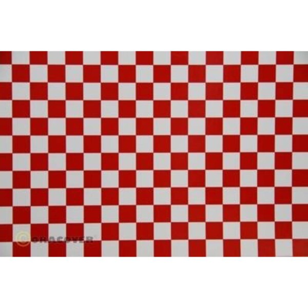 Oracover 48-010-023-002 lepiaca fólia Orastick Fun 4 (d x š) 2 m x 60 cm biela, červená; 48-010-023-002