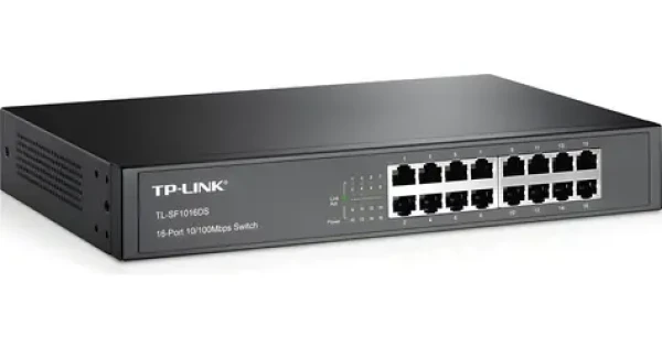 TP-LINK TL-SF1016DS / Switch / 16x 10/100 Mbps / 3,2 Gbps / Fanless / Neriadený