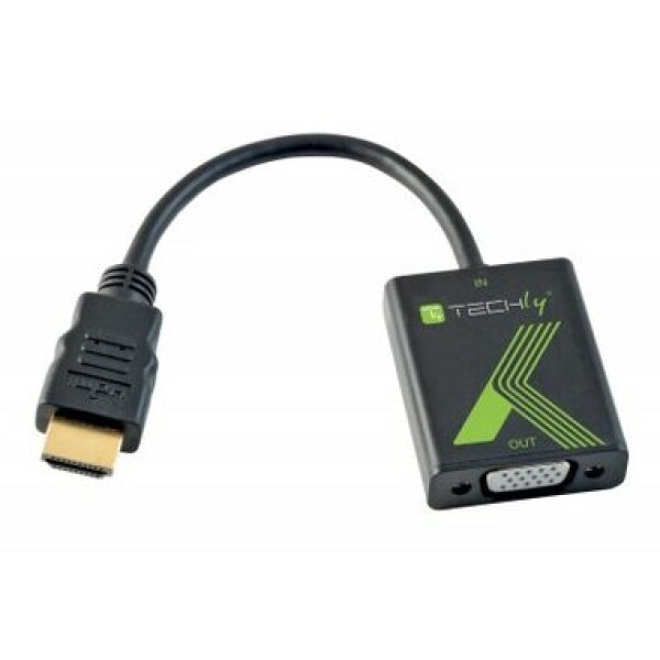 Techly IDATA-HDMI-VGA2 Redukcia VGA F - HDMI M (IDATA-HDMI-VGA2)