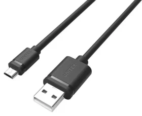 Unitek Y-C451GBK čierna / Kábel USB / USB 2.0 / USB-A (M) - Micro-USB B (M) / 1 m (Y-C451GBK)