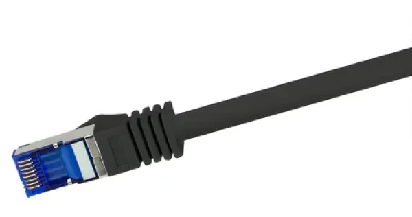LogiLink Sieťový kábel Cat.6A S/FTP čierna / Sieťový kábel / RJ-45 / 15 m (C6A103S)