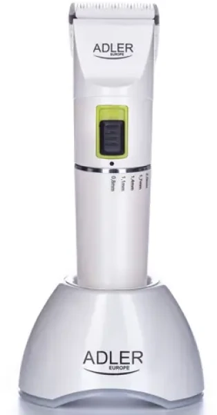 Adler AD 2827 biela / Zastrihávač vlasov / 2200 mAh batéria / 3-12 mm / 4 nadstavce (AD 2827)