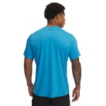 Tričko Under Armour Heatgear Fitted SS Tee Ether Blue/ Black S