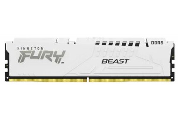 Kingston Fury Beast White 16GB (1x16GB) DDR5 6000MHz EXPO/CL36/DIMM/On-Die ECC/EXPO/XMP/1.35V (KF560C36BWE-16)