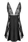 Erotická košieľka Delight chemise BEAUTY NIGHT FASHION černá