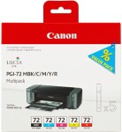 Canon PGI72 (black, cyan, magenta, yellow, red)