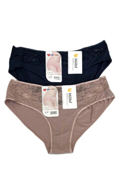 Dámske nohavičky 26097 A'2 Beige/Black - DC Girl M