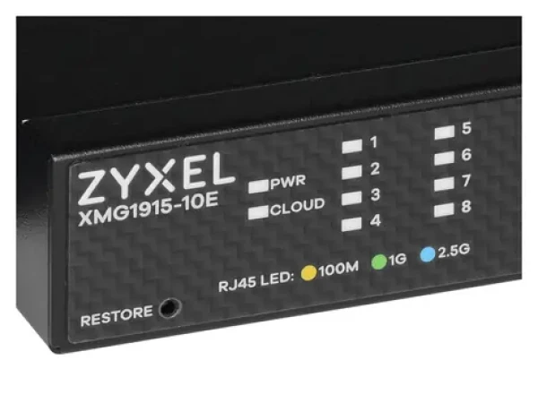 ZyXEL XMG1915-10E / Switch Managed L2 / 8x 2,5 GbE RJ-45 / 2x 10G SFP+ / fanless (XMG1915-10E-EU0101F)