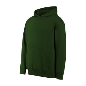 Unisex mikina s kapucňou Chill (fľaškovo zelená) 3XL