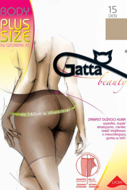 Gatta Body Plus Size 15 DEN kolor:beige