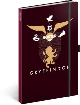 Presco Group Notes Harry Potter - Gryffindor / linajkový / 13 × 21 cm (A-8445)