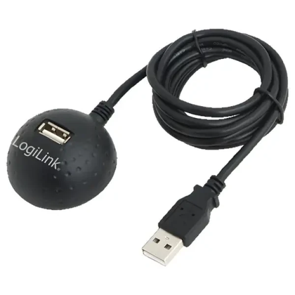LogiLink USB-A (M) - USB-A (F) čierna / Predlžovací kábel / USB 2.0 (CU0013B)
