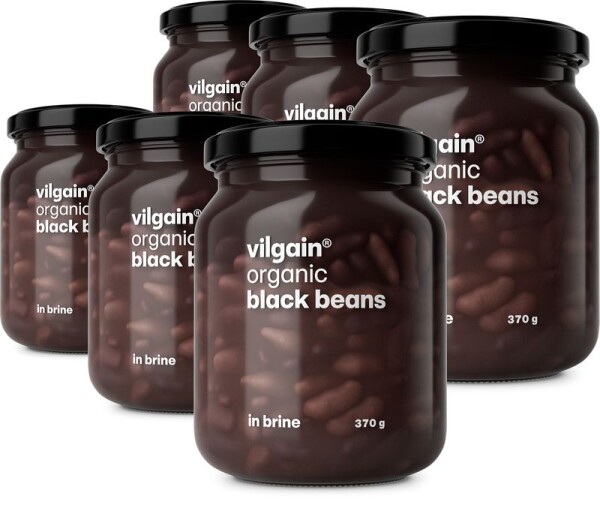 Vilgain Čierna fazuľa v náleve BIO – 6× 370 g