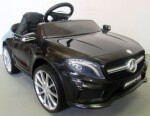 Mamido Elektrické autíčko Mercedes GLA45 s mäkkými kolesami EVA a pohodlnou sedačkou, licencované, v čiernej farbe