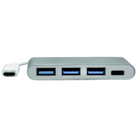 PORT CONNECT 900122 USB-C Hub / 3x USB-A 3.0 / 1x USB-C 3.1 (900122-PC)