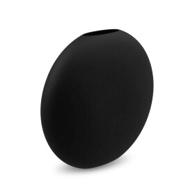 COOEE Design Keramická váza Pastille Black 15 cm