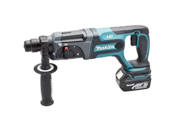 Makita DHR241RTJ / Aku Kombinované kladivo / 18V / 2x5.0Ah / 950 ot-min / 4700 úderov-min / 2 J / SDS- PLUS (DHR241RTJ)